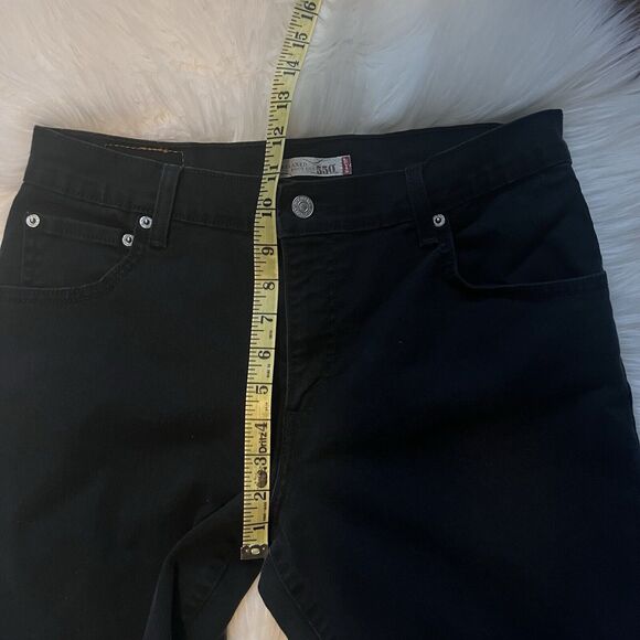 Levi's 550 Relaxed Boot Cut Jeans Sz 12 Medium Women's Misses Black Denim - Picture 4 of 10